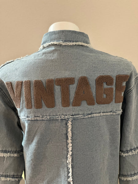 (New) Vintage - Denim Jacket Ladies Size Small
