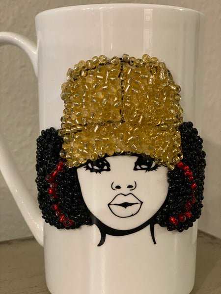 (New) Jazzy Queen - Large Bling Coffee Mug