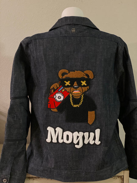 (New) Black Mogul - Custom  “Reworked” Men’s Denim Jacket Size 2X