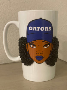 (New) Gator Queen - Large Bling Coffee Mug