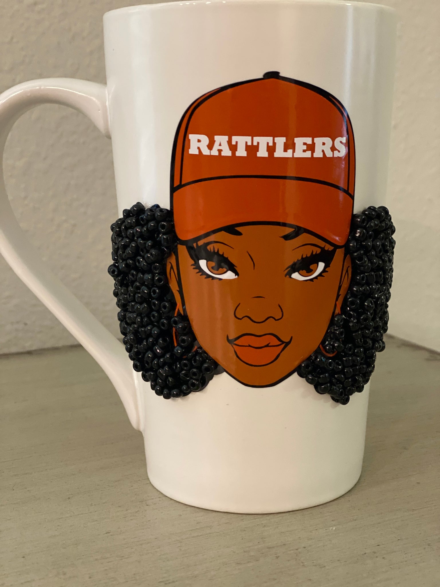 (New) FAMU Rattlers Queen - Large Bling Coffee Mug