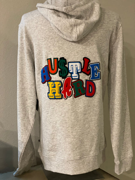 (New) Hustle Bear - Custom “Reworked” Hoodie Jacket Men’s Size XL