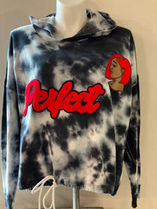 (New) Perfect Red   - Custom “Reworked” Hoodie Plus Size 3X