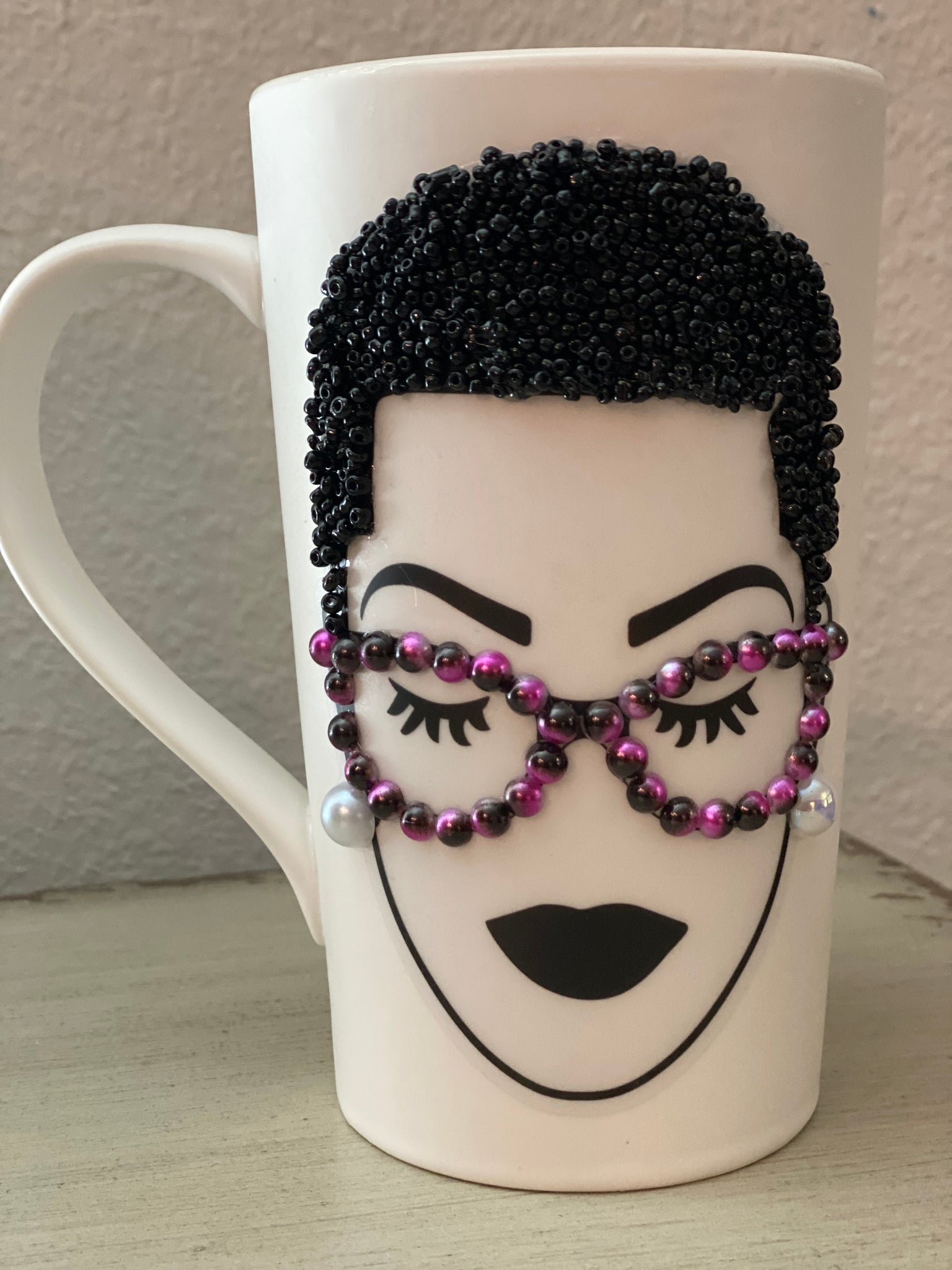 (New) Short-Cut Beauty - Large Bling Coffee Mug