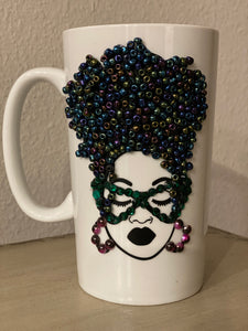 (New) Glitzy Diva - Large Bling Coffee Mug